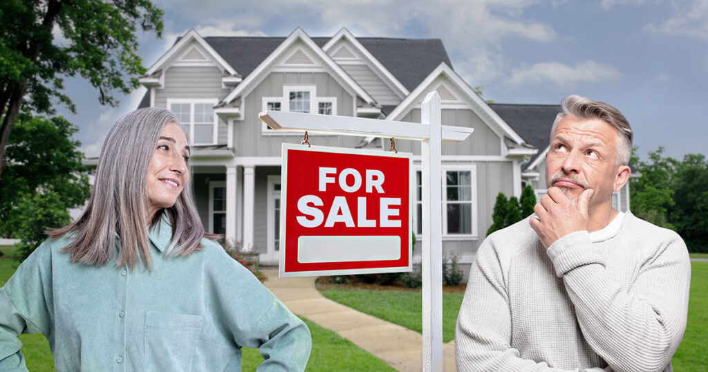 Older Couple Thinking About Selling Their House