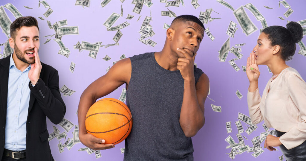 A Wealthy Athlete Thinking About Financial Advice